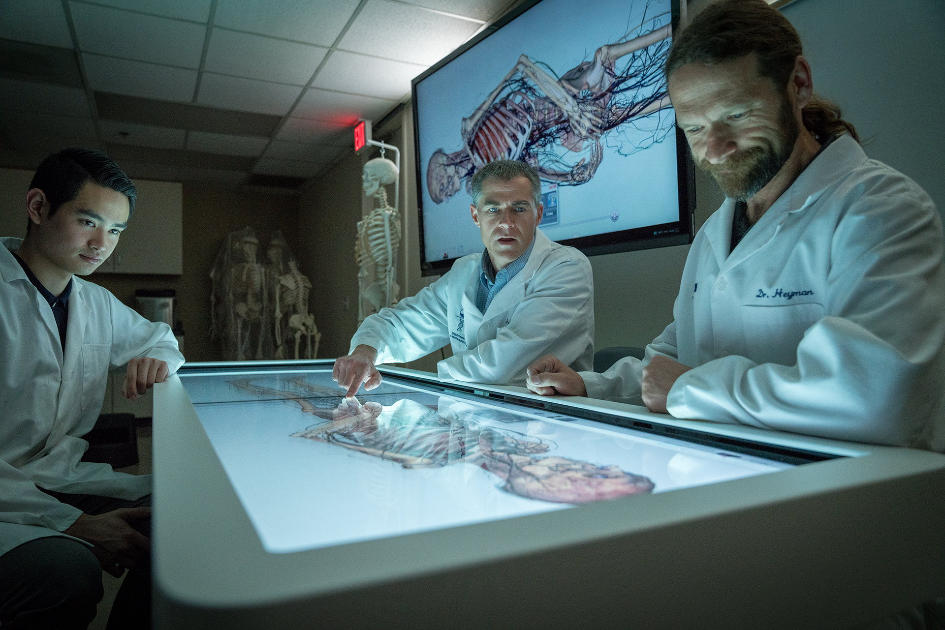 Professor and Students