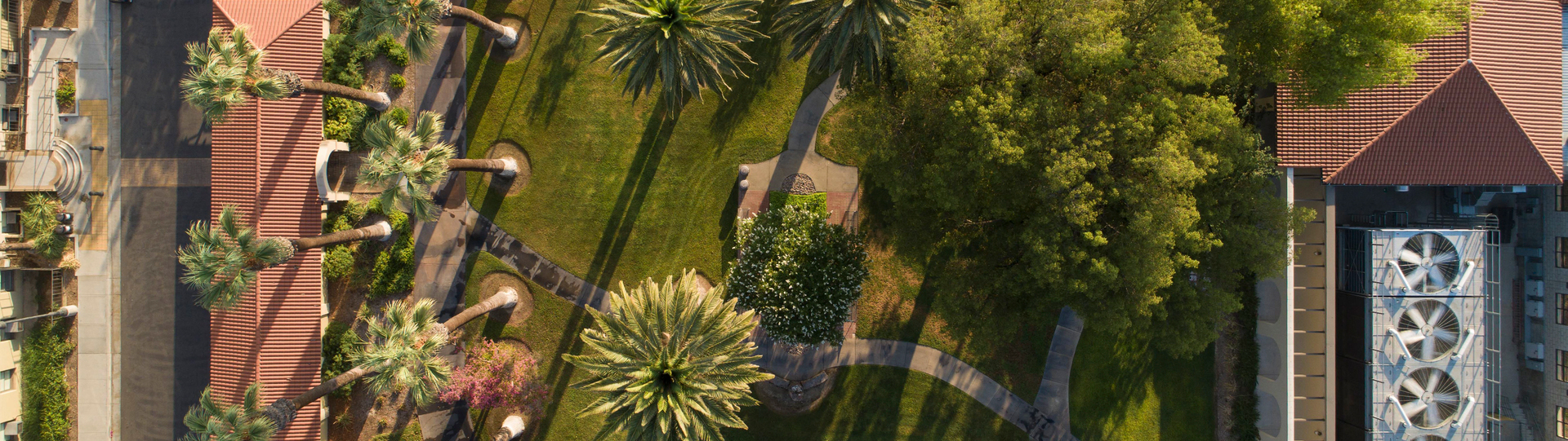 aerial view of campus
