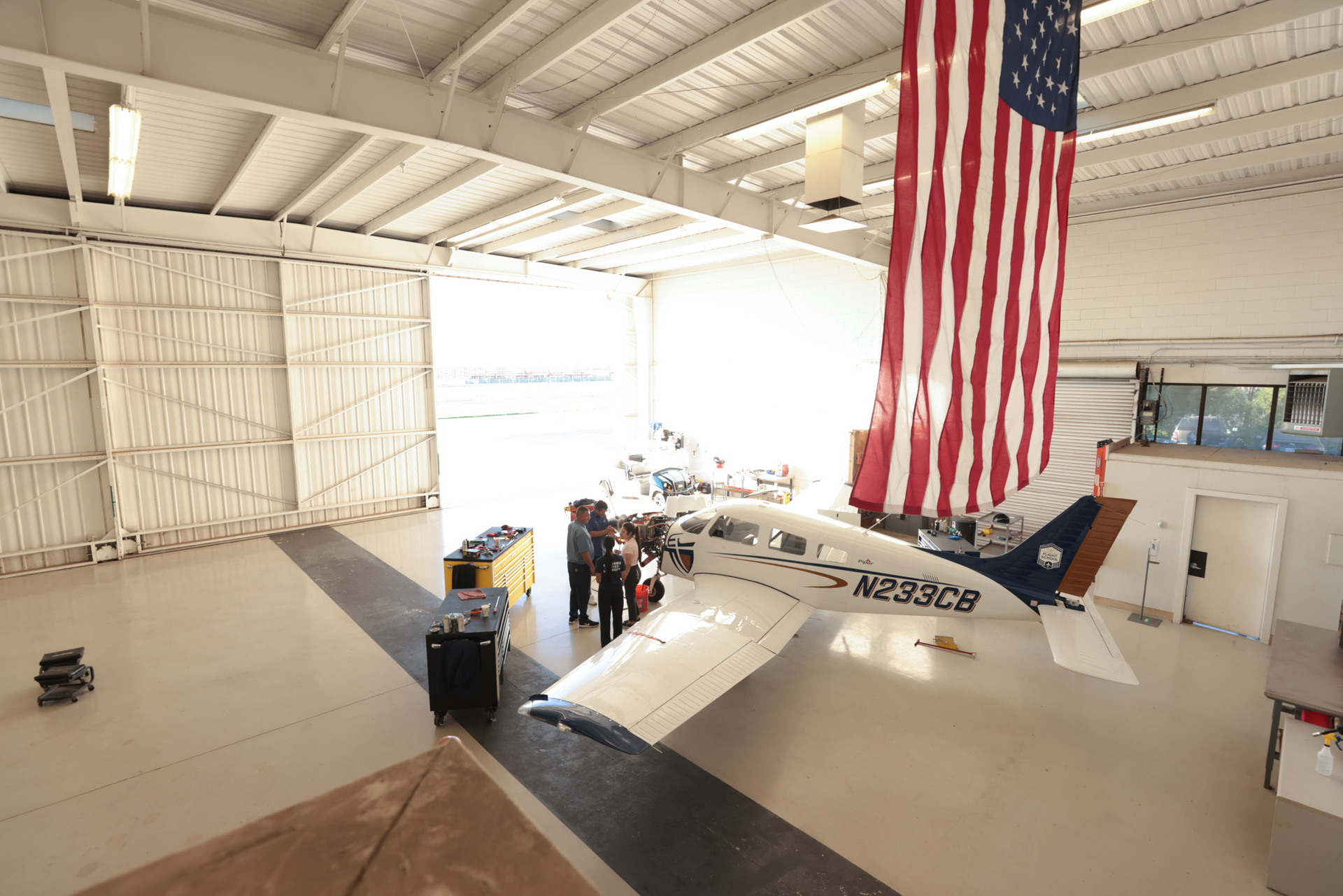 CBU airplane hangar