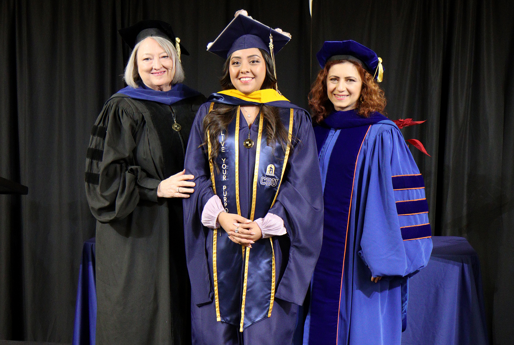 Hundreds of graduate degree candidates at California Baptist University celebrated their academic achievements with hooding ceremonies leading up to commencement on Dec. 13.